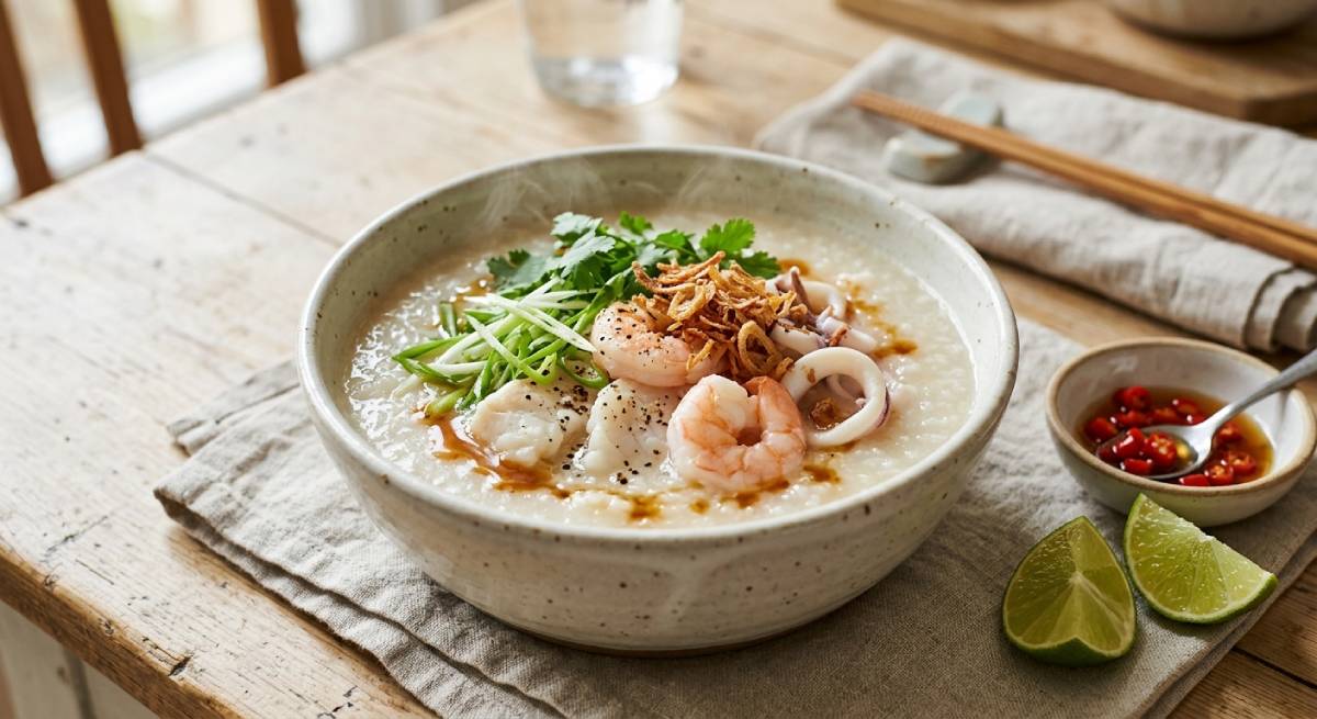 Easy Vietnamese Seafood Congee Recipe for Beginners