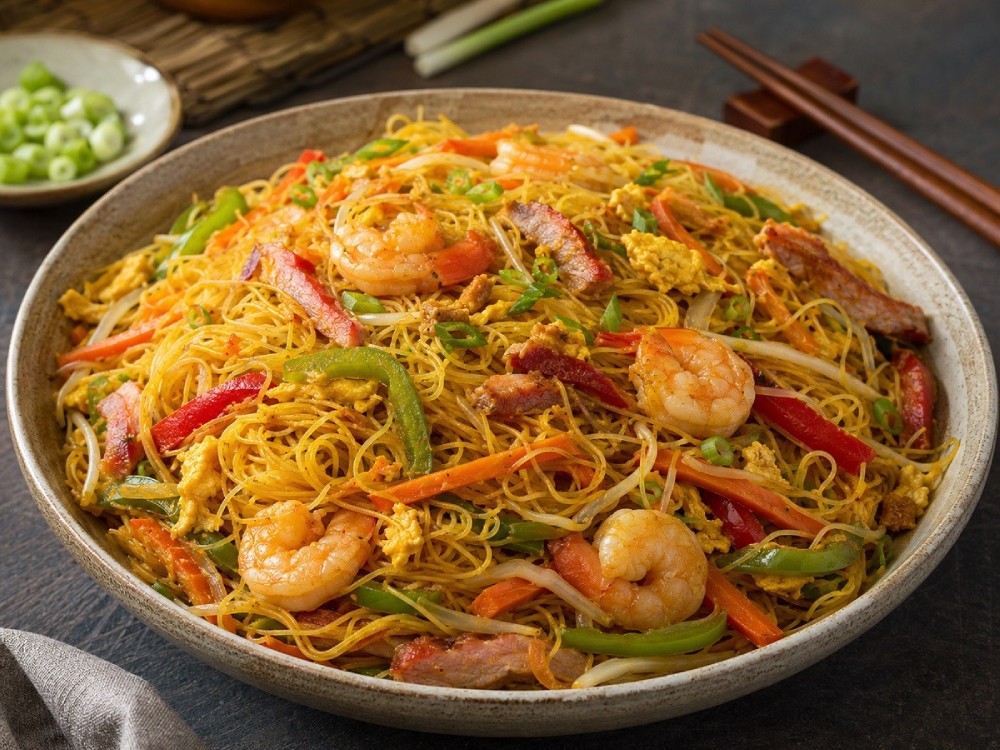 Singapore rice vermicelli