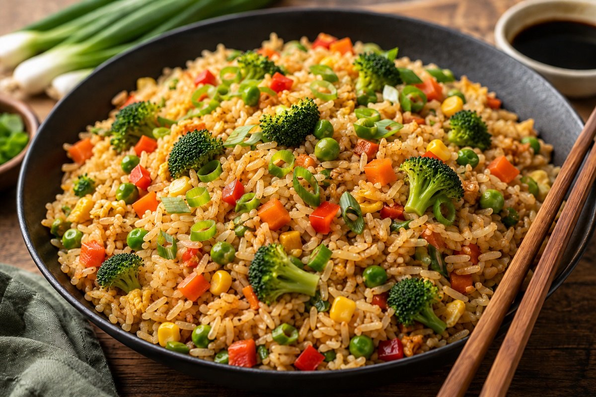 How to Make Simple Veggie Fried Rice