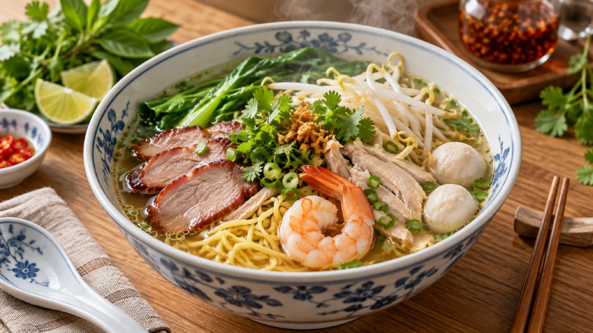 Vietnamese Egg Noodle Soup Vietnamese Egg Noodle Soup