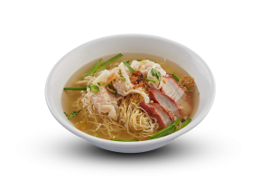 Shrimp Wonton with Egg Noodle in Soup (Mì Hoành Thánh)