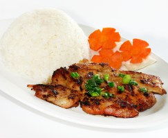 Grilled Boneless Chicken on Rice (Cơm Gà)